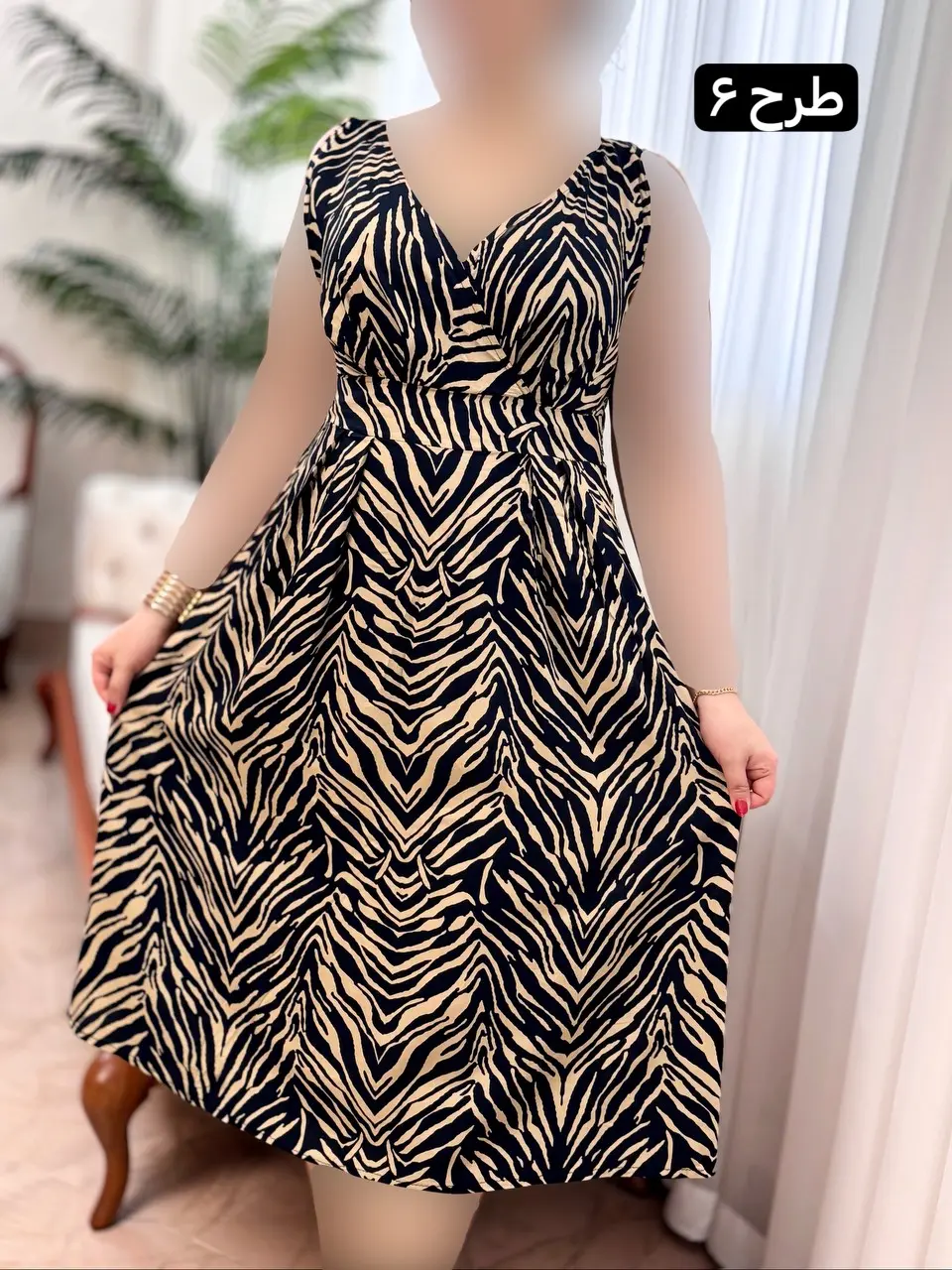 پیراهن نخی رستاک 3174